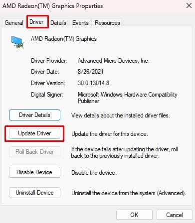 update driver