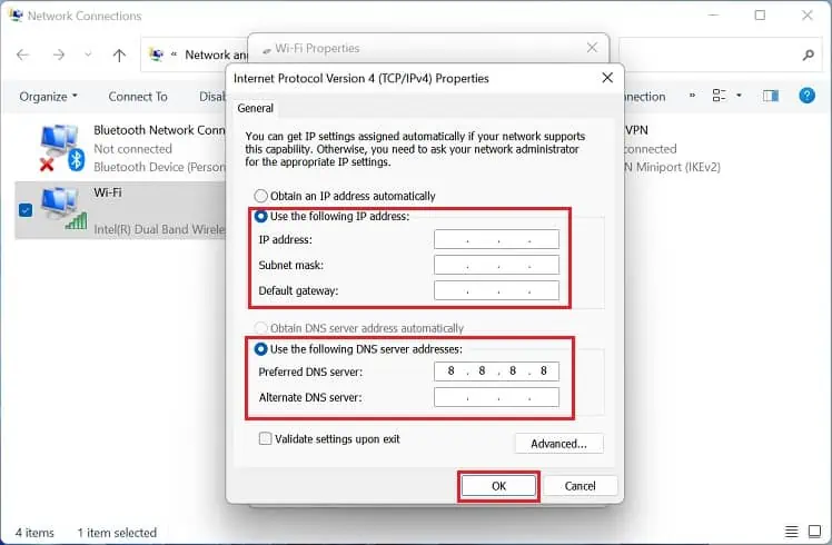 use-static-ip-in-ipv4