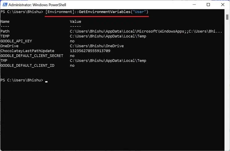 4 Ways How You Can Set Windows Environment Variables 26 view-user-variables