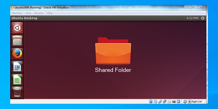 virtualbox shared folder