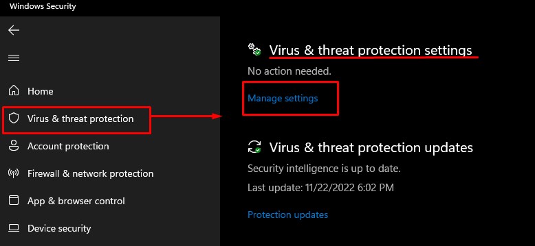virus and threat protection nvidia installer failed