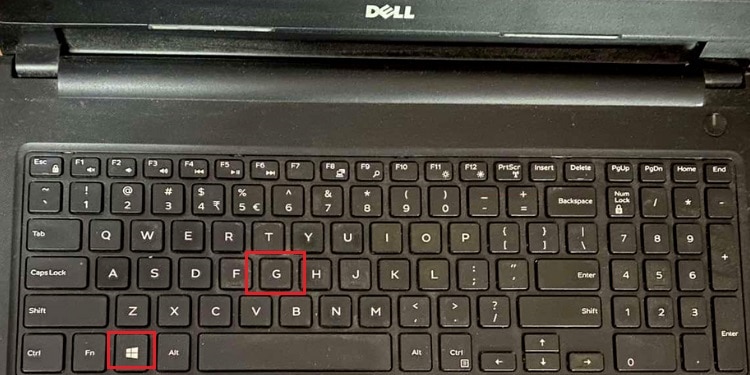 windows and g in dell