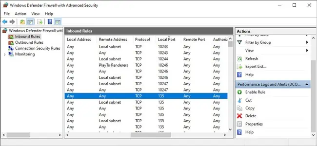 windows-firewall-delete-rule-local-port