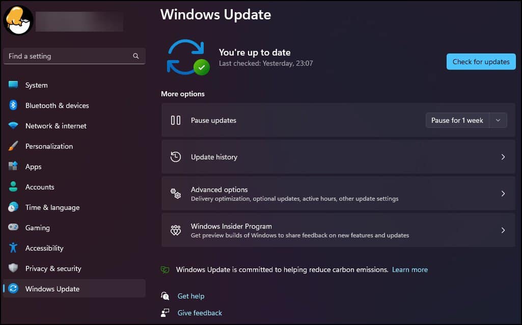 windows update