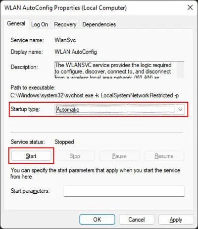 wlan-autoconfig-automatic-start