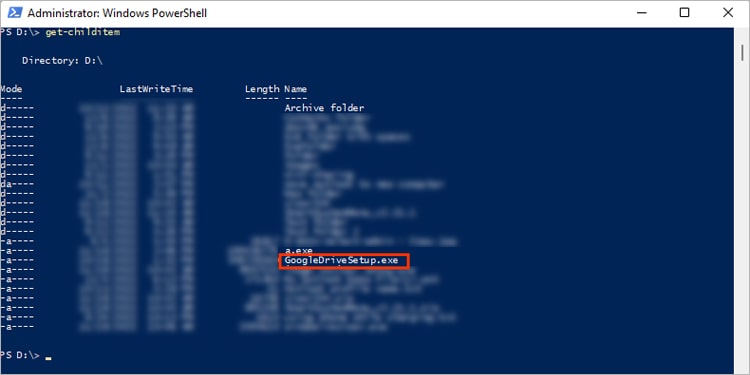 How to Run Exe in Powershell 6 Already-in-current-directory