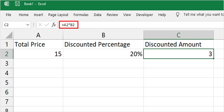 How to Percentage Formula in Excel 4 Calculate Amount Excel
