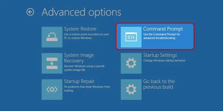 How to Reset Password on Acer Laptop 13 Click-Command-Prompt.