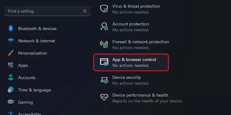 Click-on-App-browser-control