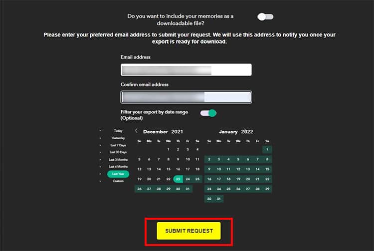 Click-on-Submit-Request