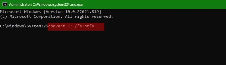 Convert-FIle-System-E