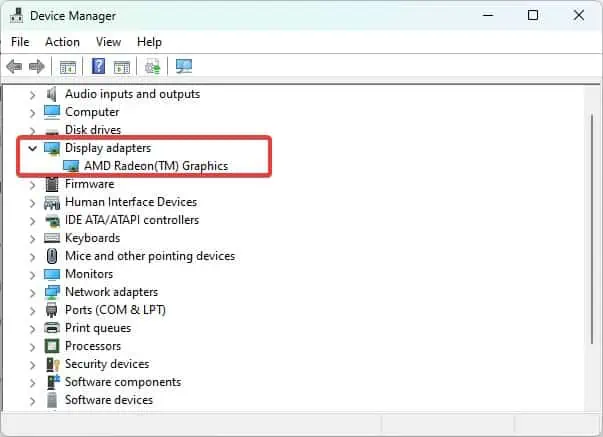 8 Ways to Fix Black Screen Of Death On HP Laptop 13 Display-adapter-drivers-1