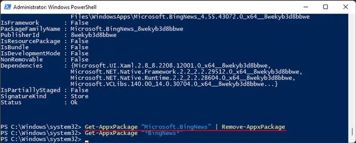 Get-appx-package-remove