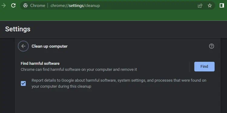 How to Fix "Not Enough Memory to Open This Page" on Google Chrome 22 Now-click-on-Find-to-start-scanning-for-files.