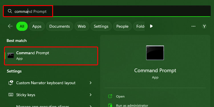 Open-Command-Prompt-by-searching-for-it-in-the-search-bar