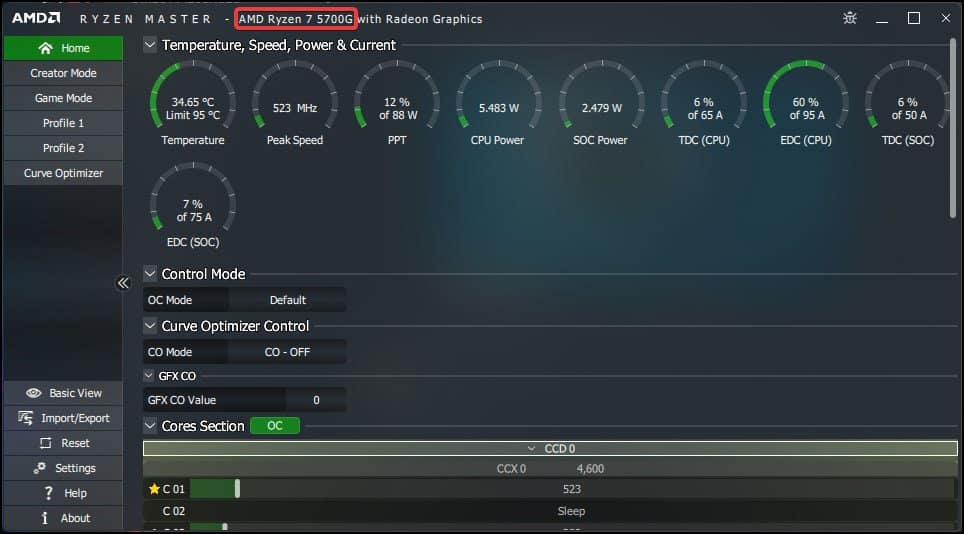 Overclocking software