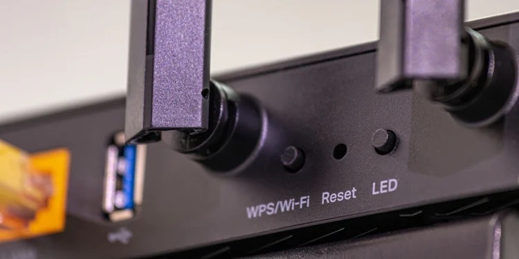 Reset a router