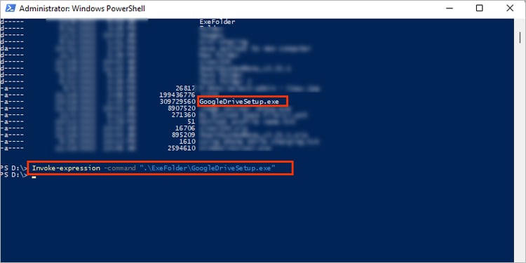 How to Run Exe in Powershell 7 Running-Invoke-Expression-in-Current-Directory