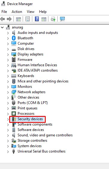 Security Devices