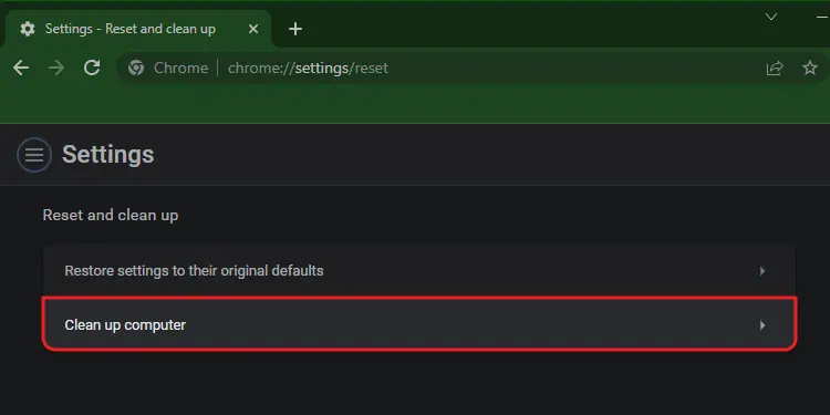 How to Fix "Not Enough Memory to Open This Page" on Google Chrome 21 Select-Clean-Up-Computer.