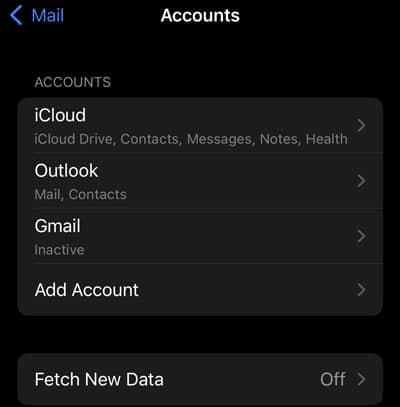 Select-the-account