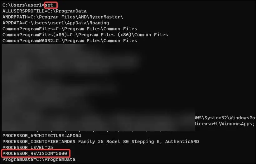 Set-command