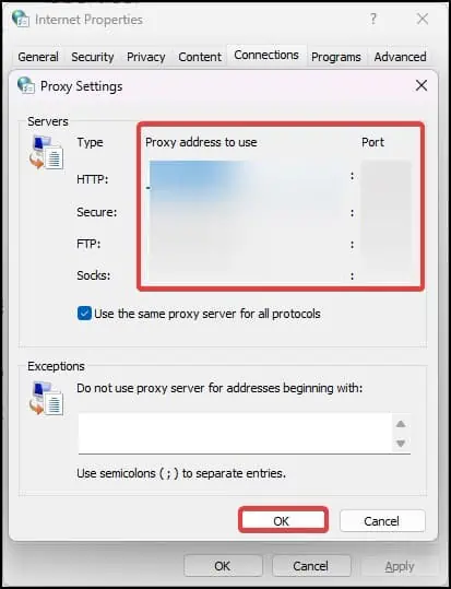 Set-the-type-of-proxy-server
