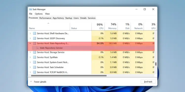 What is State Repository Service? How to Fix Its High CPU Usage