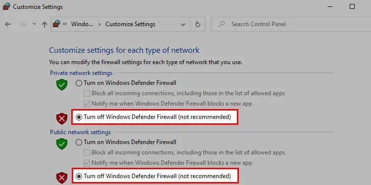 7 Ways to Fix PR_CONNECT_RESET_ERROR on Mozilla Firefox 24 Turn-Off-Windows-Defender-Firewall.