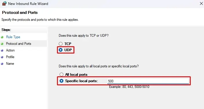 Fix: The L2TP Connection Attempt Failed Because the Security Layer Encountered a Processing Error 20 UDP-500-port