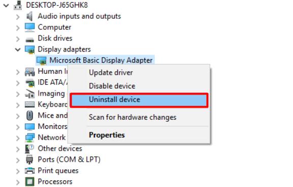 Uninstall-basic-driver
