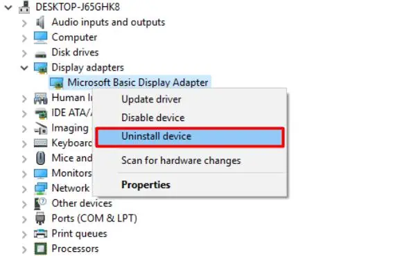 Uninstall-basic-driver