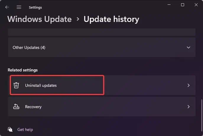 8 Ways to Fix Black Screen Of Death On HP Laptop 17 Uninstall-updates-1