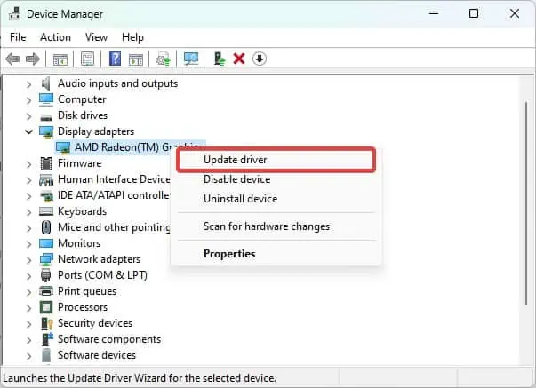Update-display-driver