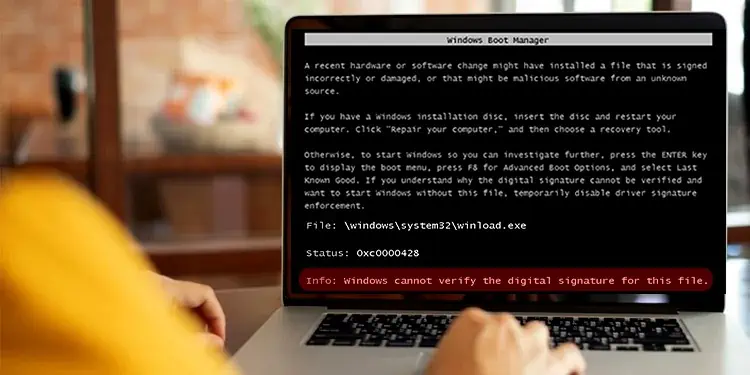 Fix: Windows Cannot Verify the Digital Signature for This File