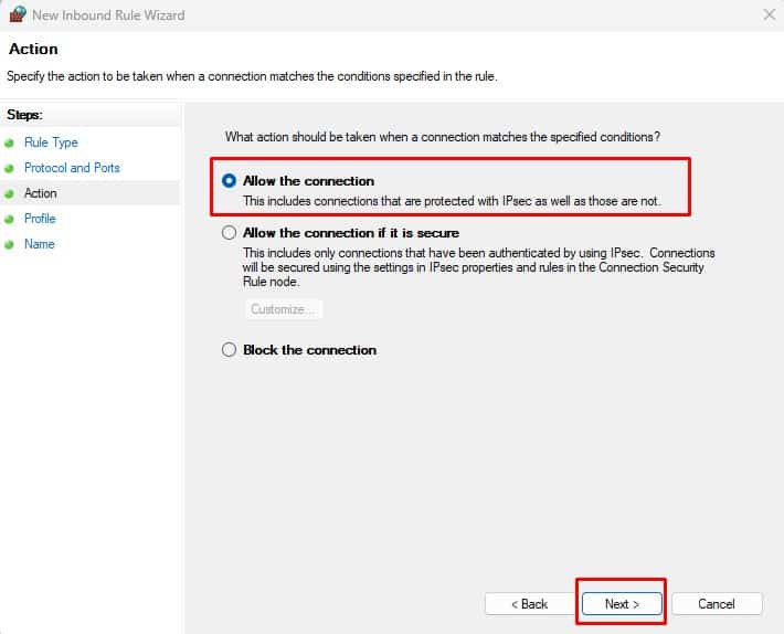allow connection time synchronization failed
