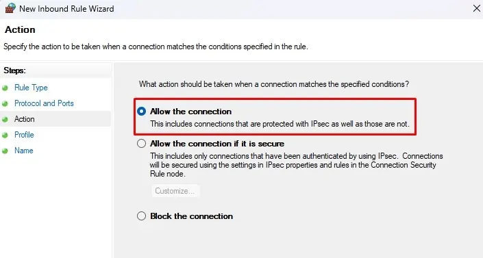 Fix: The L2TP Connection Attempt Failed Because the Security Layer Encountered a Processing Error 21 allow-the-connection