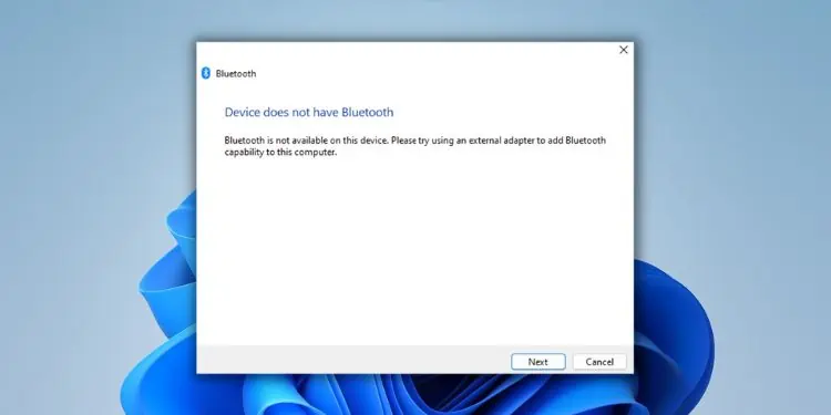 [Solve] Bluetooth is Not Available on This Device