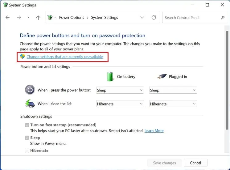 change-settings-that-are-currently-unavailabe