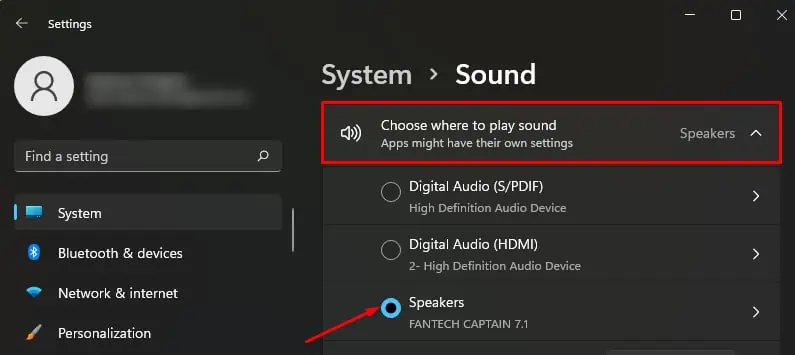 Lenovo Laptop Audio Not Working? Try These 8 Fixes 14 choose-where-to-play-sound