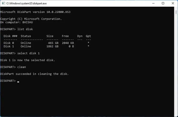 clean-command