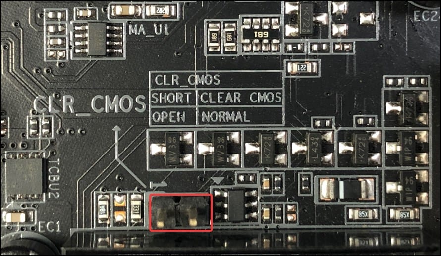 clear cmos
