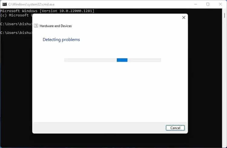 Why is WD Passport Not Showing Up in Windows? 12 Ways to Fix It 37 detecting-problems-hardware-and-devices-troubleshooter