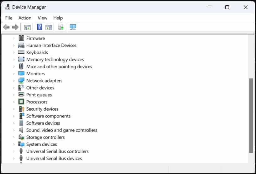 device manager