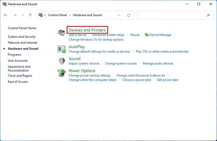 Why is WD Passport Not Showing Up in Windows? 12 Ways to Fix It 19 devices-and-printers-in-control-panel-1