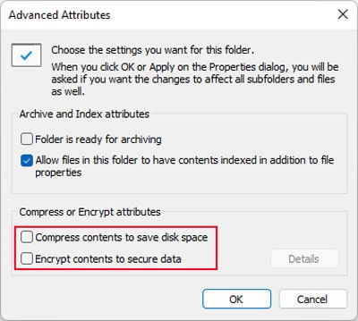 disable-compression-and-encryption