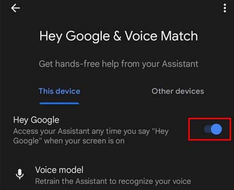 disable google assistant
