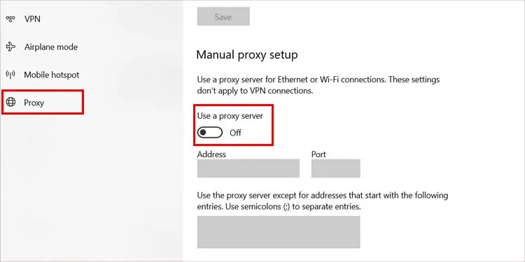 disable-proxy-server