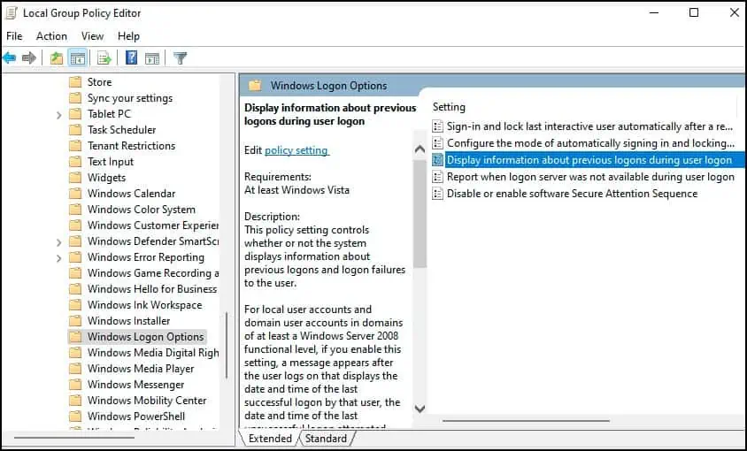Why Can't I Log Into Windows? How to Fix it? 19 display-information-logon