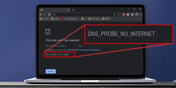 dns probe finished no internet
